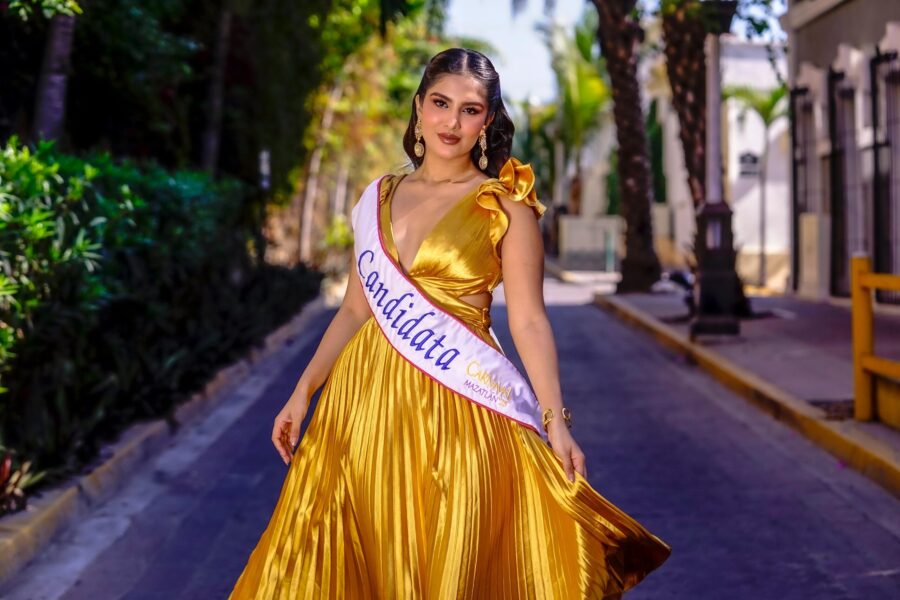 Samantha Paulina Godoy Bastidas es candidata de la porra blanca a Reina del Carnaval Internacional de Mazatlán 2025,